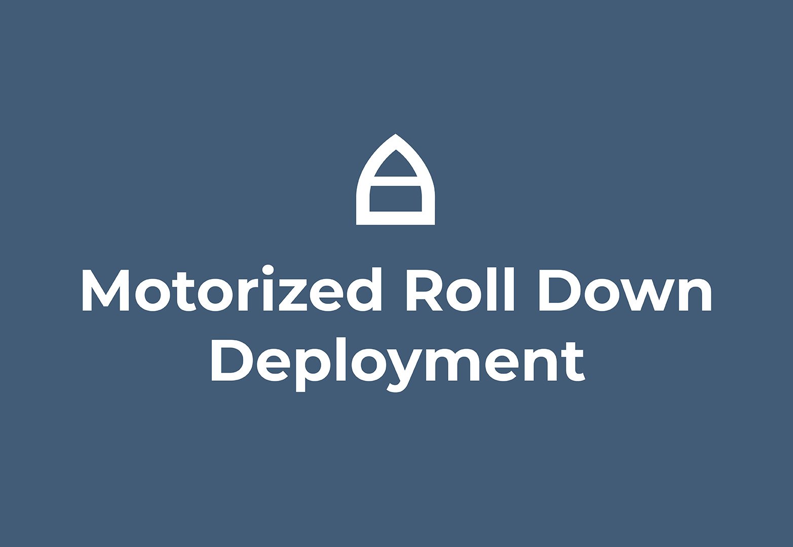 Motorized Roll Down Video Title