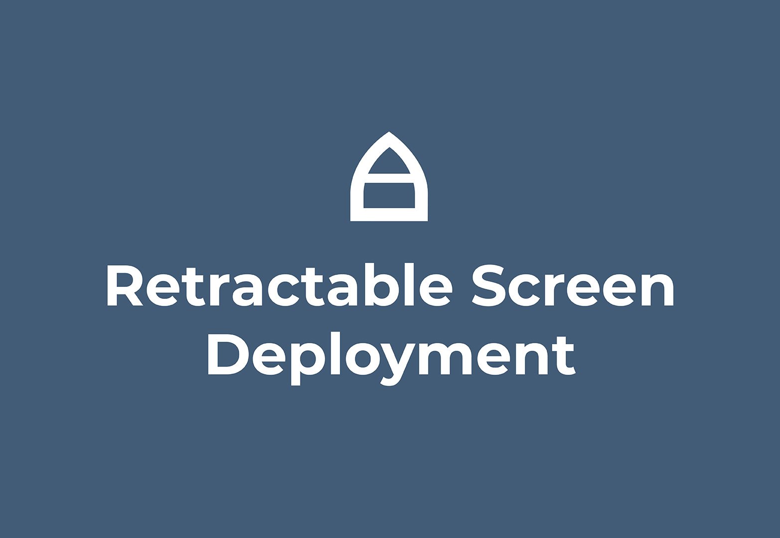 Retractable Screen Video Title